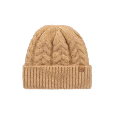 Nordbron Women's Brown Wainy Camel Beanie
