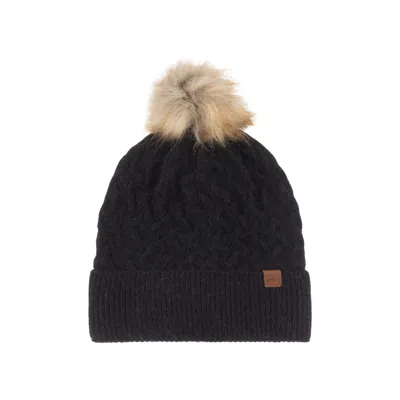 Nordbron Women's Cambria Black  Beanie
