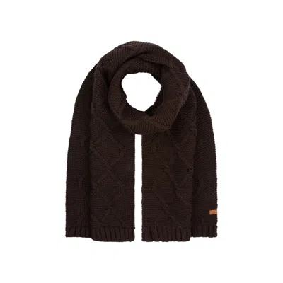 Nordbron Women's Capra Brown Scarf
