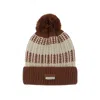 Nordbron Women's Ethner Brown  Beanie