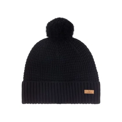 Nordbron Women's Grace Black Beanie