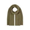 Nordbron Women's Green Capra Dark Olive Scarf