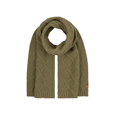 Nordbron Women's Green Capra Dark Olive Scarf