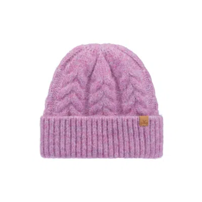 Nordbron Women's Pink / Purple Wainy Lilac Beanie