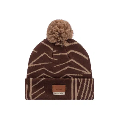 Nordbron Women's Rigi Brown Beanie