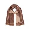 Nordbron Women's Wayla Brown Scarf