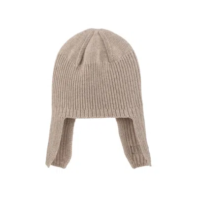 Nordbron Women's White Aaley Beige Beanie