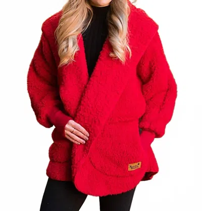 Nordic Beach Body Wrap In Candy Apple In Red
