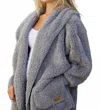 Nordic Beach Body Wrap In Grey Kitten In Gray
