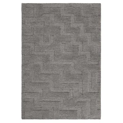 Pre-owned Nordic Knots Boho, Gray Mix, Handknotted Rug In Scandinavian Design