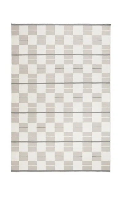 Nordic Knots Båstad By ; Flatweave Area Rug In Cream; Size 6' X 9' In Off-white