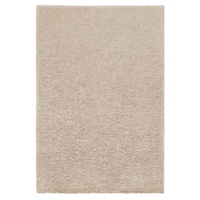 Pre-owned Nordic Knots Fields Sand, Handknotted Wool Rug In Scandinavian Design