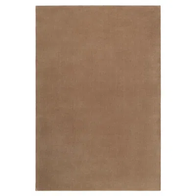 Pre-owned Nordic Knots Grand Chestnut, Wool Cut Pile Rug In Brown
