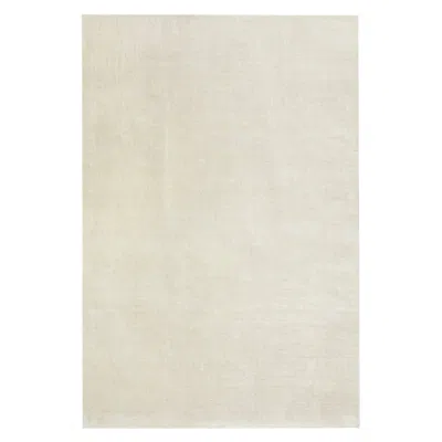 Pre-owned Nordic Knots Grand Dusty White, Wool Cut Pile Rug In Sand