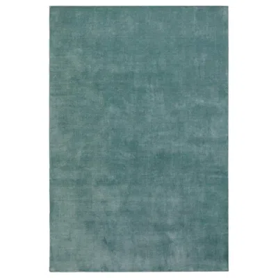Pre-owned Nordic Knots Grand Pale Green, Wool Cut Pile Rug In Gray