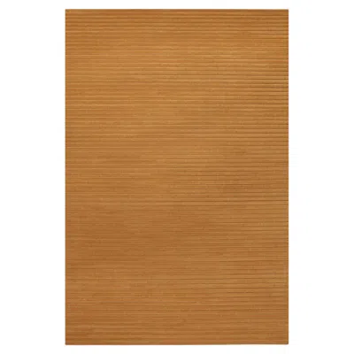 Pre-owned Nordic Knots Park 02 Camel, Wool Cut Pile Rug In Brown