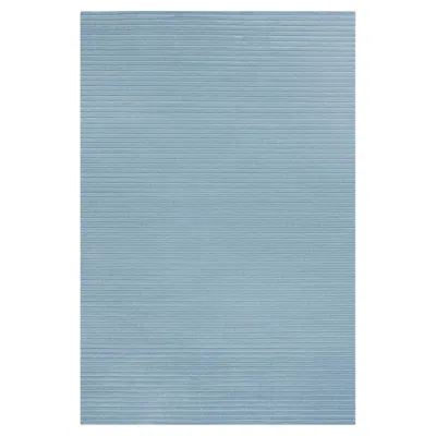 Pre-owned Nordic Knots Park 02 Sky, Wool Cut Pile Rug In Blue