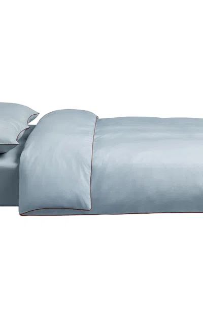 Nordic Knots - Percale California King Duvet Cover - Light Blue