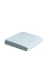 Nordic Knots - Percale California King Flat Sheet - Light Blue