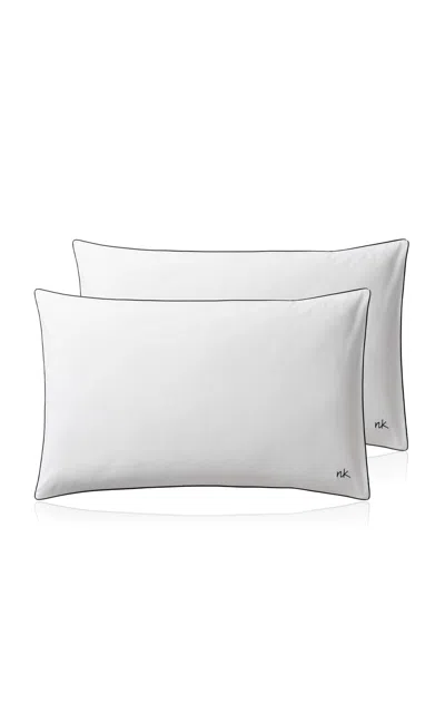 Nordic Knots Percale Pillow Case (set Of 2) In Multi