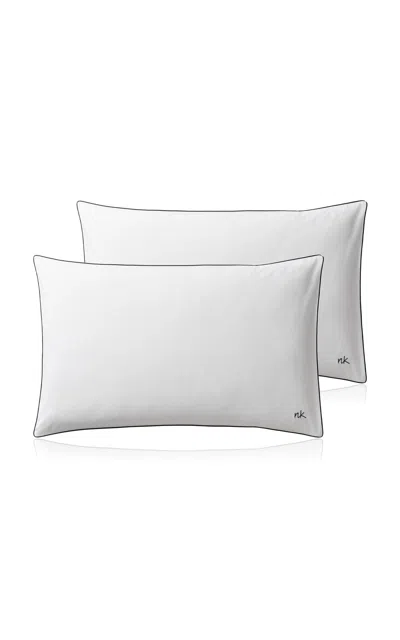 Nordic Knots Percale Pillow Case (set Of 2) In Multi