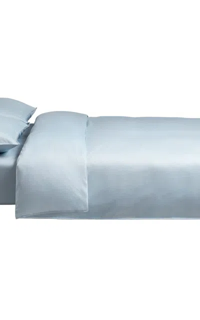 Nordic Knots Sateen Duvet Cover In Blue