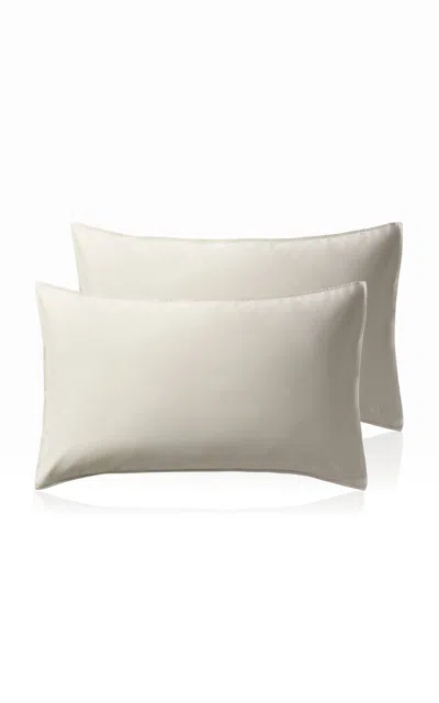 Nordic Knots Sateen Pillow Case (set Of 2) In Brown