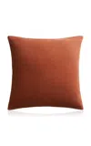 Nordic Knots Studio Linen Pillow Cover In Red