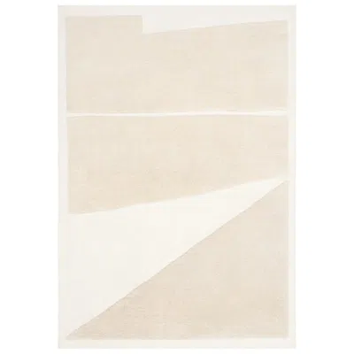 Pre-owned Nordic Knots Untitled 2 Cream/almond, Handknotted Wool Rug In Scandinavian Design In Sand