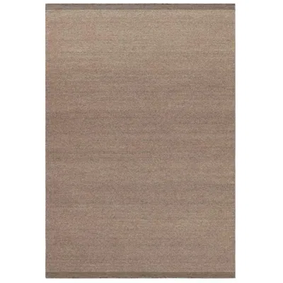 Pre-owned Nordic Knots Zero Brown Handwoven Wool Rug