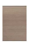 Nordic Knots Zero By ; Flatweave Area Rug In Brown; Size 6' X 9' In Brown