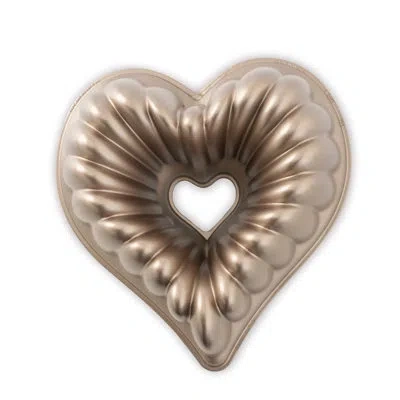 Nordic Ware 10.5 In W X 10.9 In L Heart Bundt Pan Toffee 1 Pc