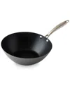 Nordic Ware 10in Spun Wok In Black
