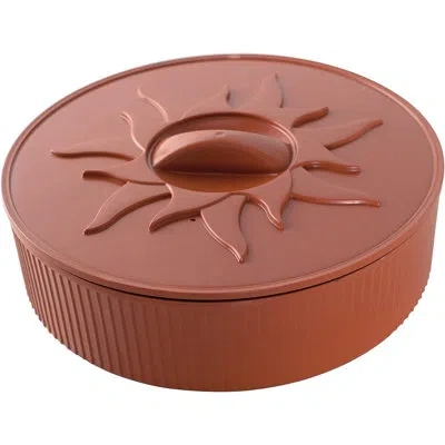 Nordic Ware 10-inch Microwave Tortilla And Pancake Warmer In Brown