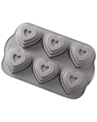 Nordic Ware 11.79in Tiered Heart Cakelet