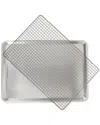 Nordic Ware Half Sheet Pan With Grid Rack In Silver