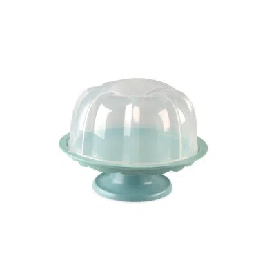 Nordic Ware 2 - Piece Round Non-stick Melamine Free Plastic Classic Bundt Cake Pan In Sea Glass,clear