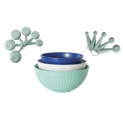Nordic Ware 3 Piece Non-stick Aluminum Bakeware Set In Sea Glass