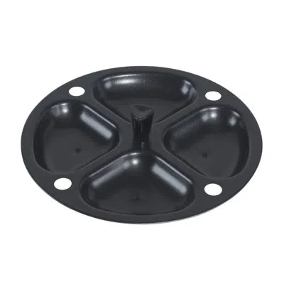 Nordic Ware 4 Cup Nonstick Egg Poacher In Black