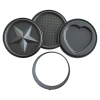 Nordic Ware 7” Springform W/3 Embossed Discs In Gray