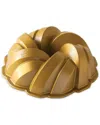 Nordic Ware 75th Anniversary Braided Bundt Pan In Gold