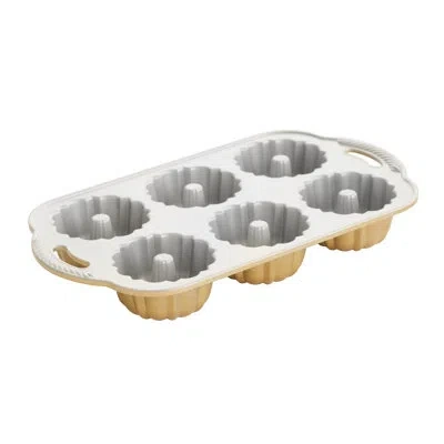Nordic Ware Anniversary Non-stick Round Bundtlette Cake Pan In Gold