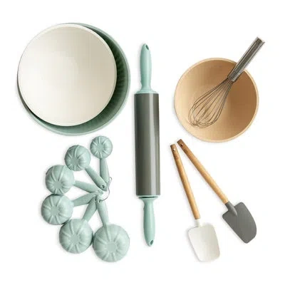 Nordic Ware Baking Tool Kit In Green,brown,gray
