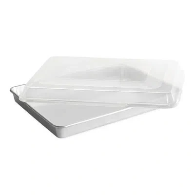 Nordic Ware Big Batch With Lid In Silver;clear
