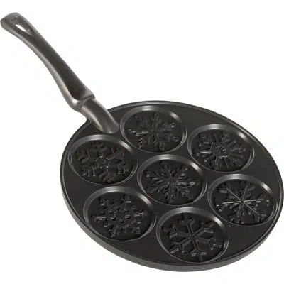 Nordic Ware Breakfast Cookware 17.5" Non-stick Falling Snowflake Pancake Pan In Metallic