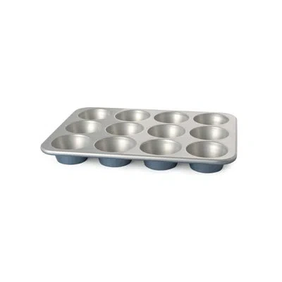 Nordic Ware Brilliant Bakeware Nonstick Aluminum 12 Cavity Muffin Pan In Silver