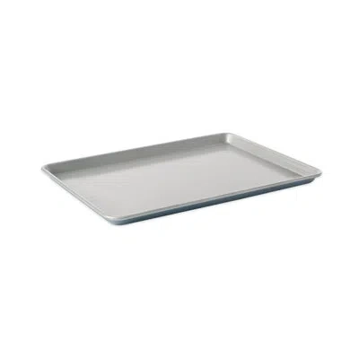 Nordic Ware Brilliant Bakeware Nonstick Aluminum Eighth Sheet Cookie And Baking Pan In Silver;blue