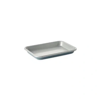 Nordic Ware Brilliant Bakeware Nonstick Aluminum Eighth Sheet Cookie And Baking Pan In Silver;blue