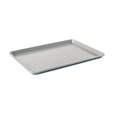 Nordic Ware Brilliant Bakeware Nonstick Aluminum Eighth Sheet Cookie And Baking Pan In Silver;blue