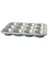 Nordic Ware Brilliant Muffin Pan In Silver
